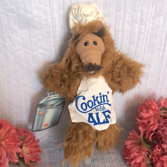 Vintage 1988 stuffed plush CHEF ALF hand puppet toy Burger King collecti… - Picture 1 of 11